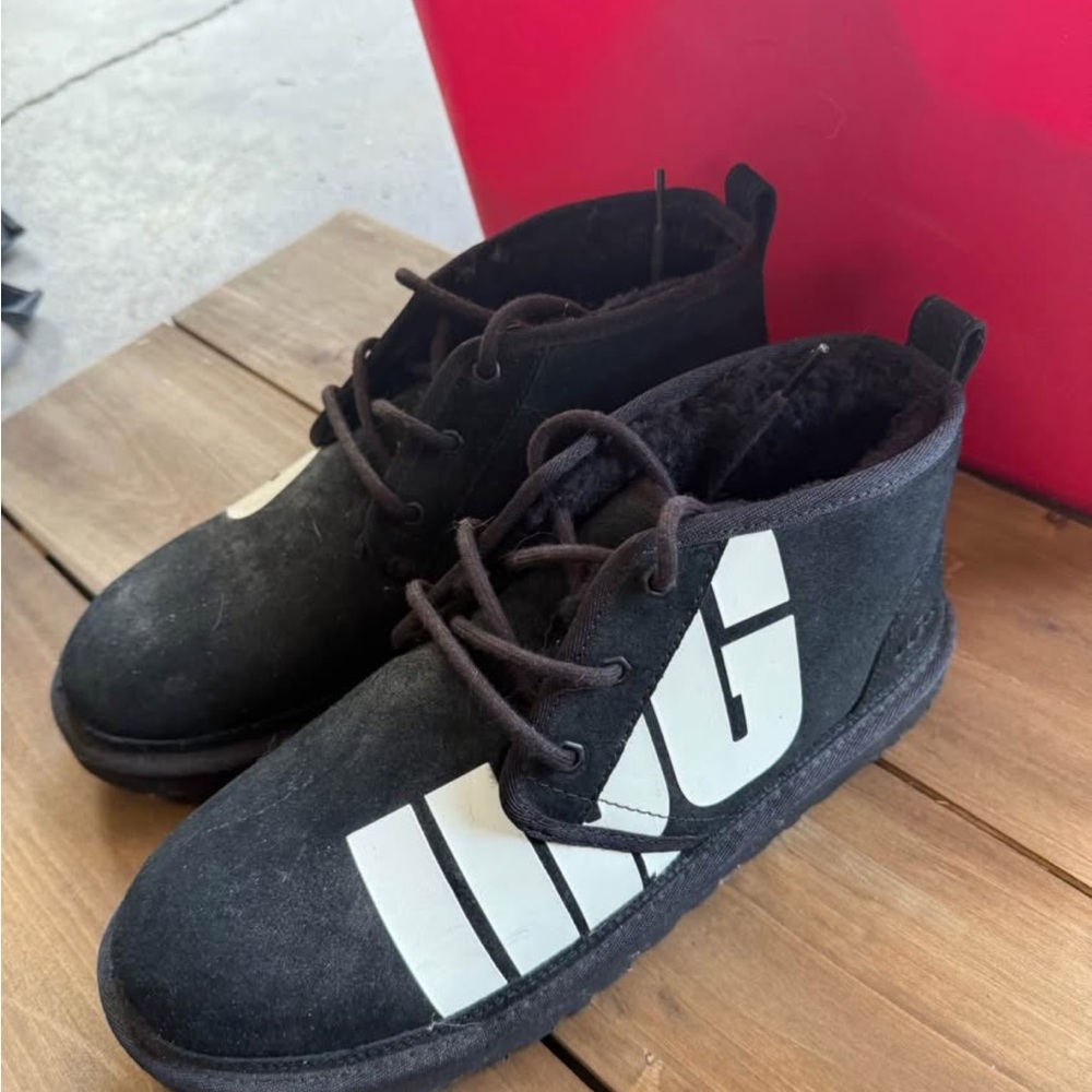 UGG Black Neumel Chukka Boots